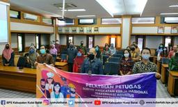 Pelatihan Sakernas Tahunan 2020 Kutai Barat di Ruangan Diklat Pemkab Kubar