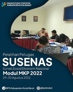 Pelatihan Susenas MKP 2022 