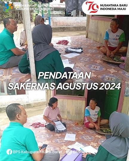 Pendataan Sakernas Agustus 2024